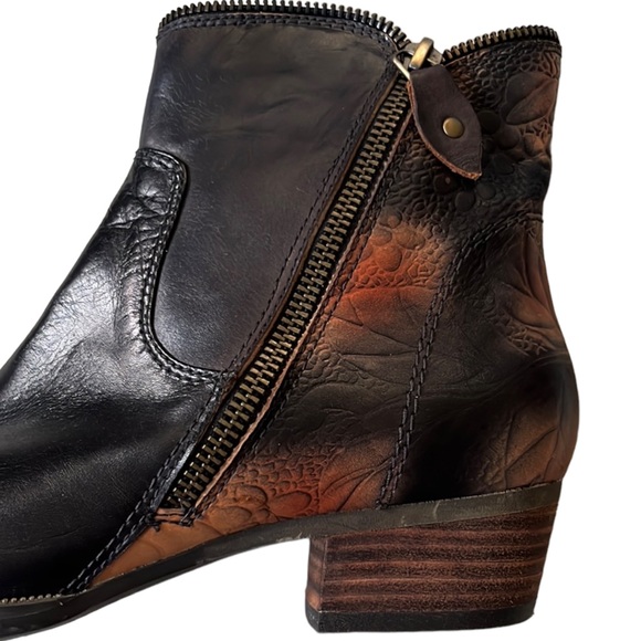 EUC Spring Step L’Artiste Leather Erminia Ankle Boots Size 6.5 - 7 - Picture 2 of 10